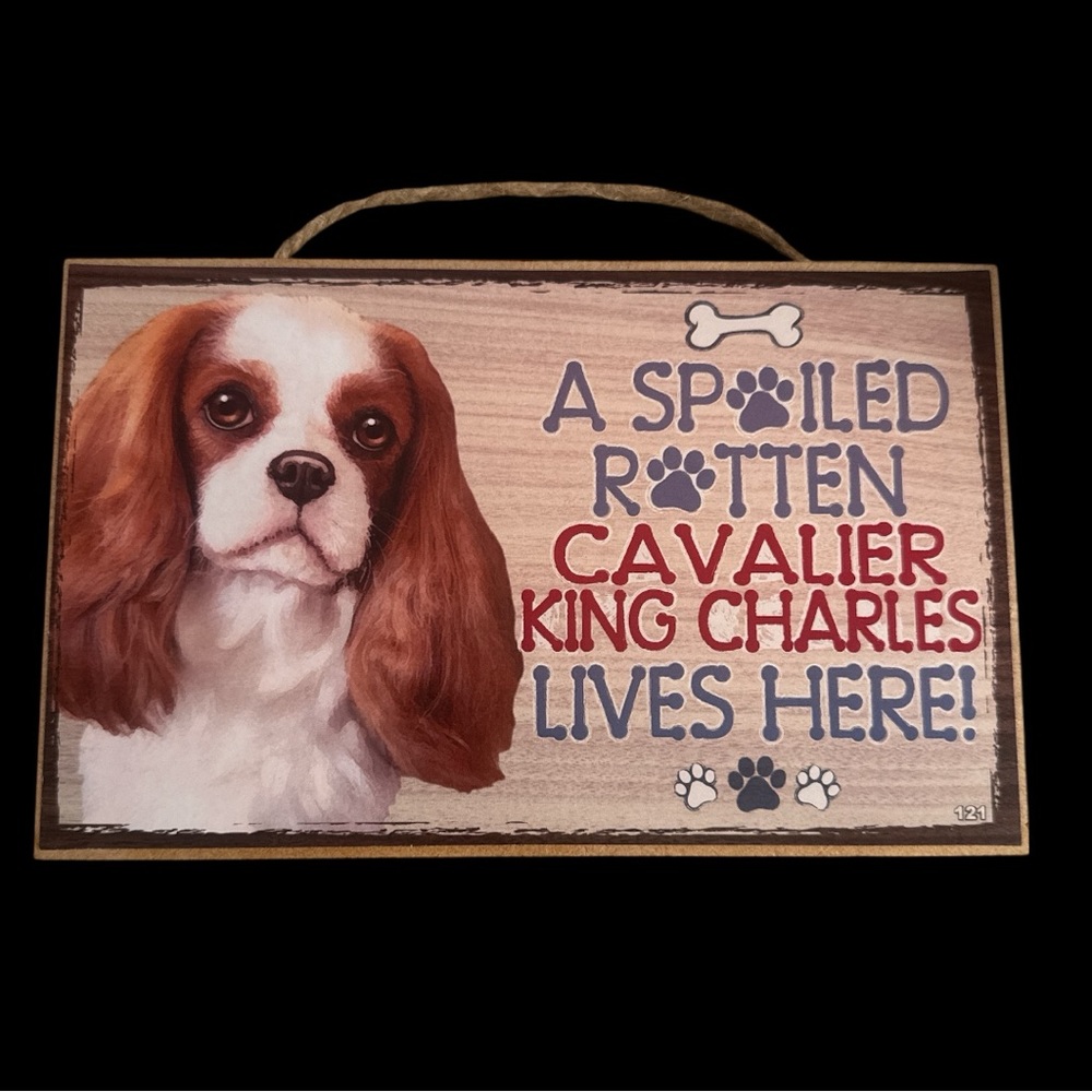 King Charles Cavalier Wall Sign